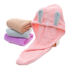 Coral Fleece Hair Wrap Towel Magic Hair-drying Cap turban Customize Logo Package