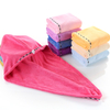 Microfiber Hair Wrap Towel Magic Hair-drying Cap turban Customize Logo Package