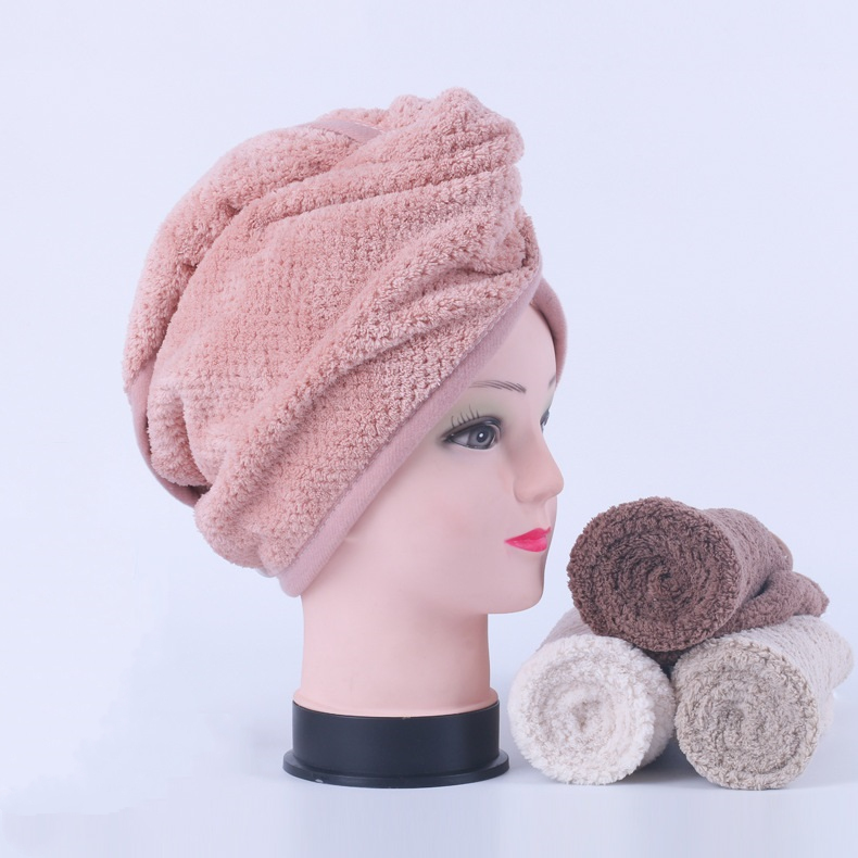 Pineapple Fleece Hair Wrap Towel Magic Hair-drying Cap turban Customize Logo Package